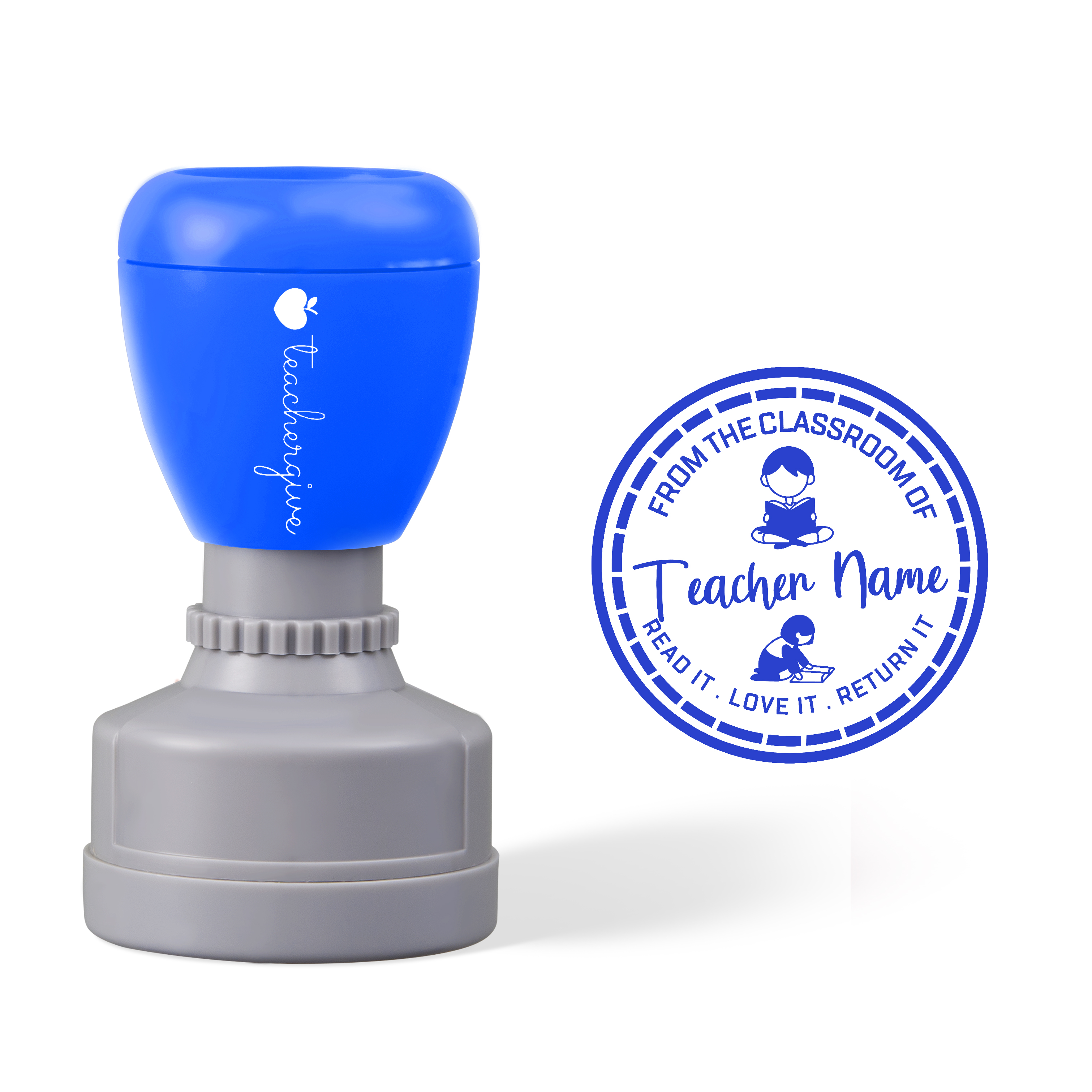 Personalized From The Classroom Reading Stamp