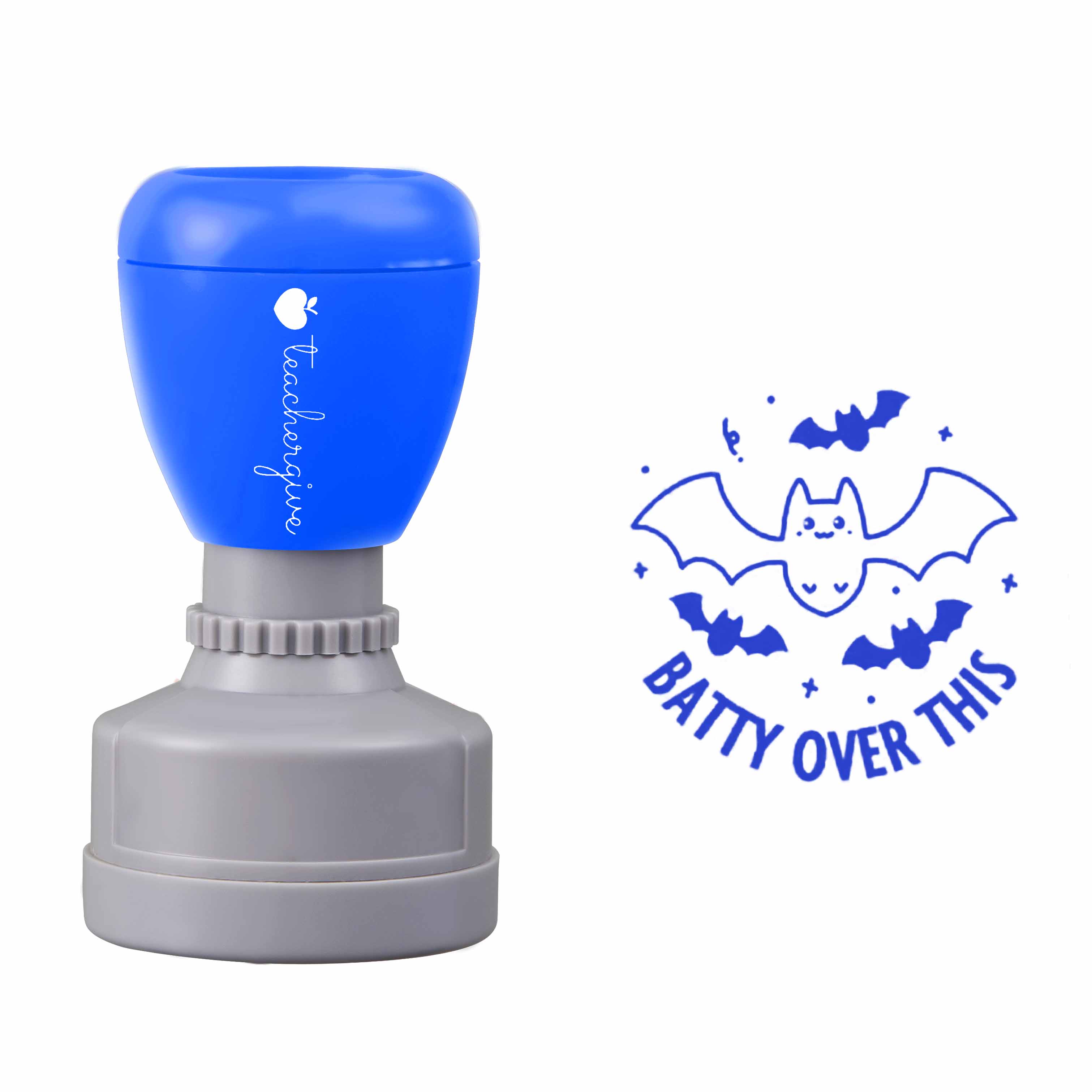 Batty Over This Teacher Stamp