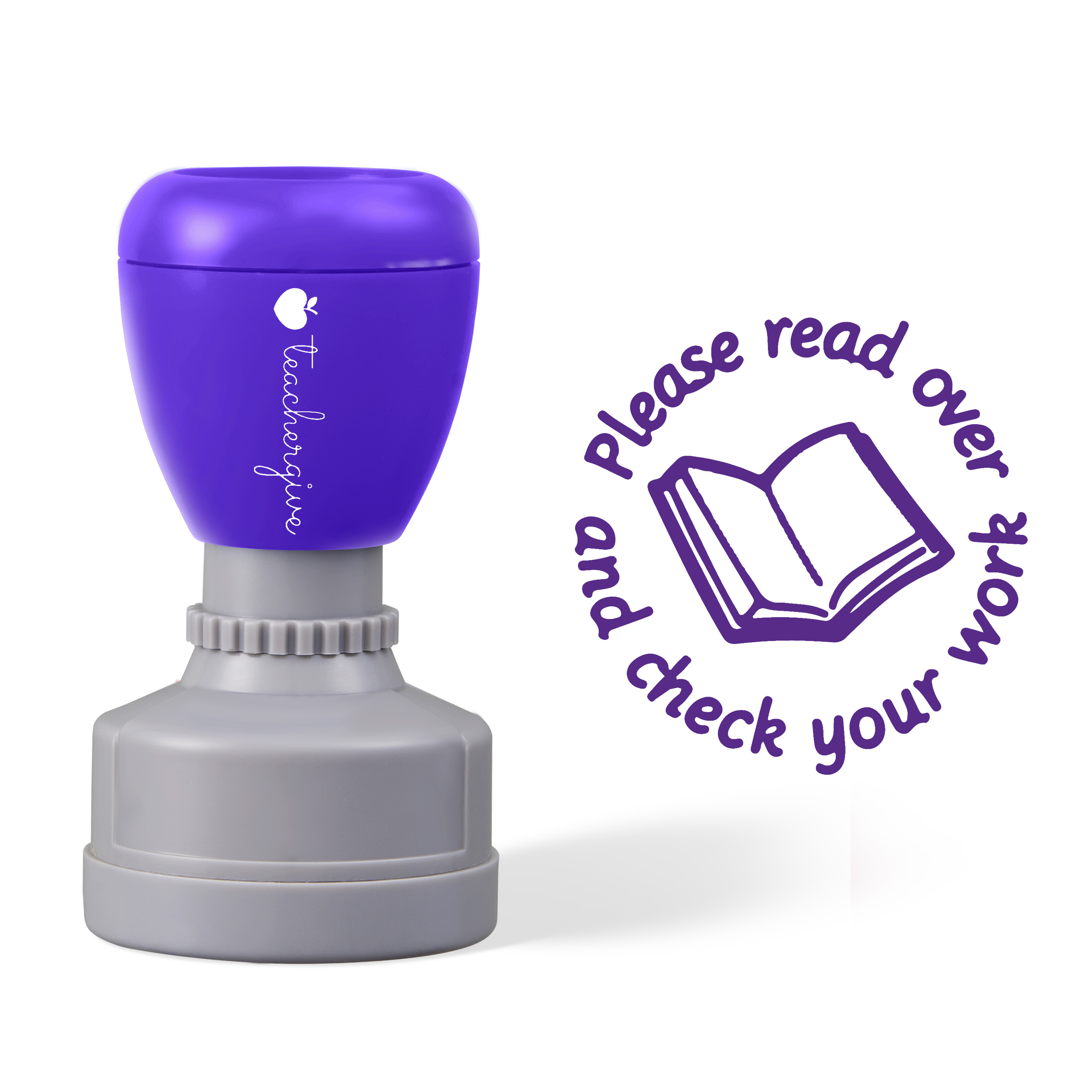 Please Read Over Stamp