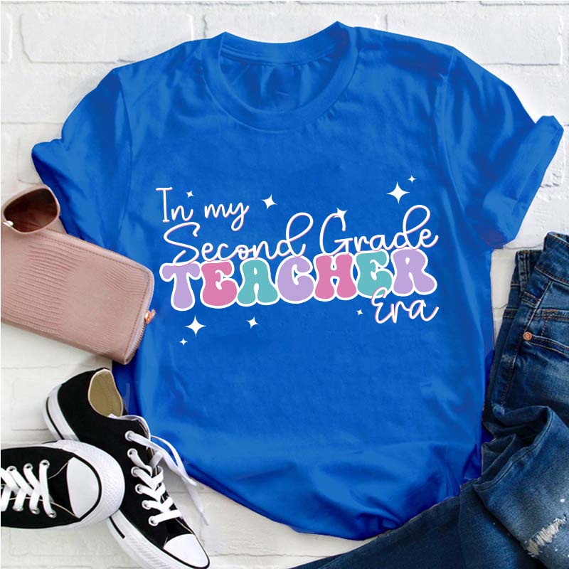Personalized Grade In My Teacher Era Teacher T-Shirt