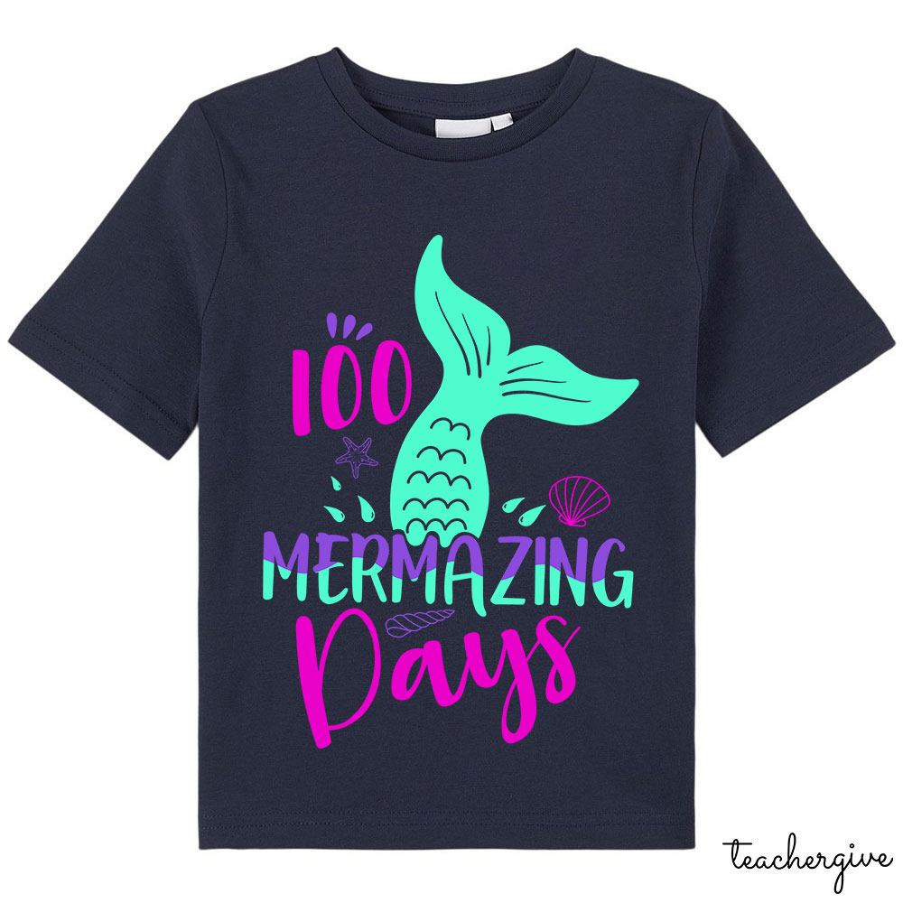 100 Mermazing Days Kids T-Shirt
