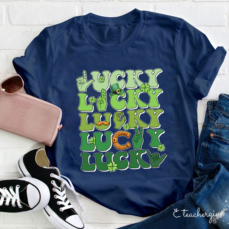 Lucky Teacher T-Shirt