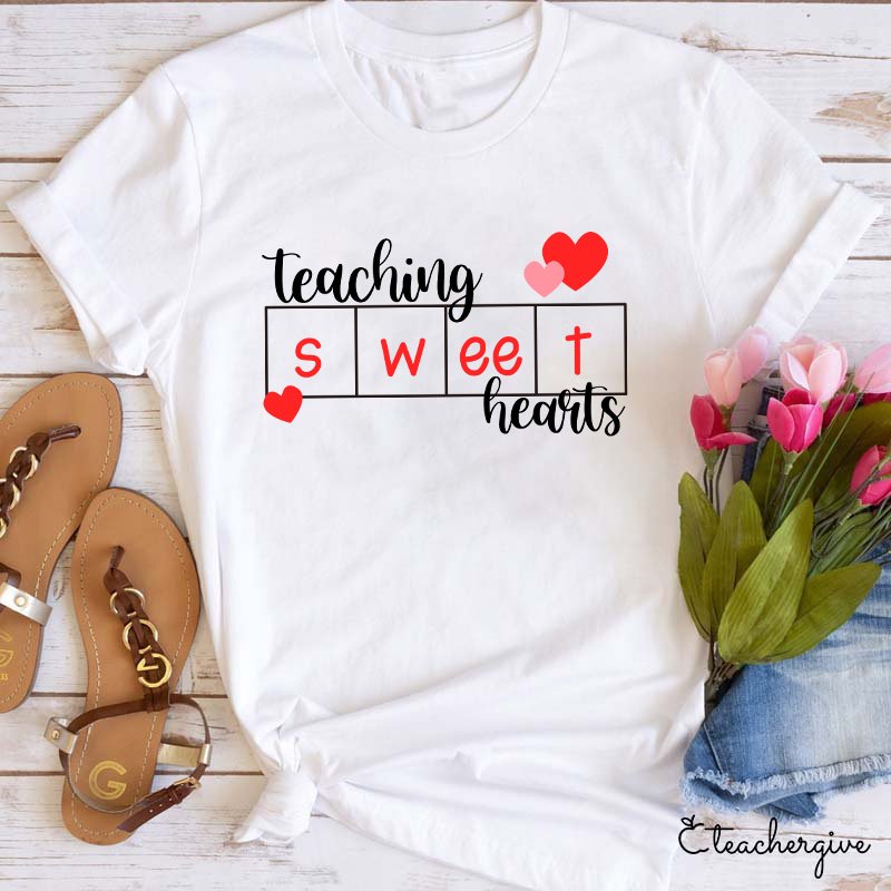 Teaching Sweet Hearts Teacher T-Shirt
