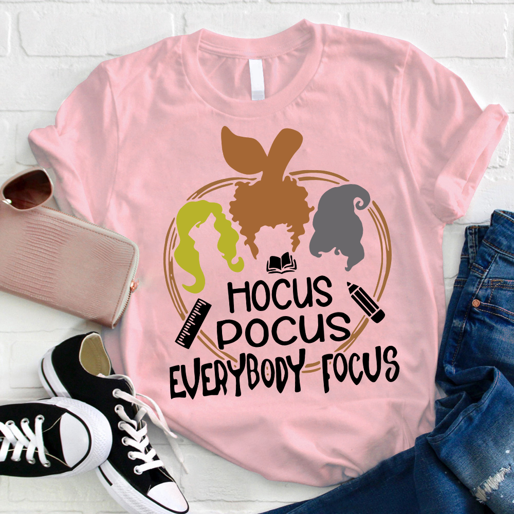 Hocus Pocus Everybody Focus Witch T-Shirt