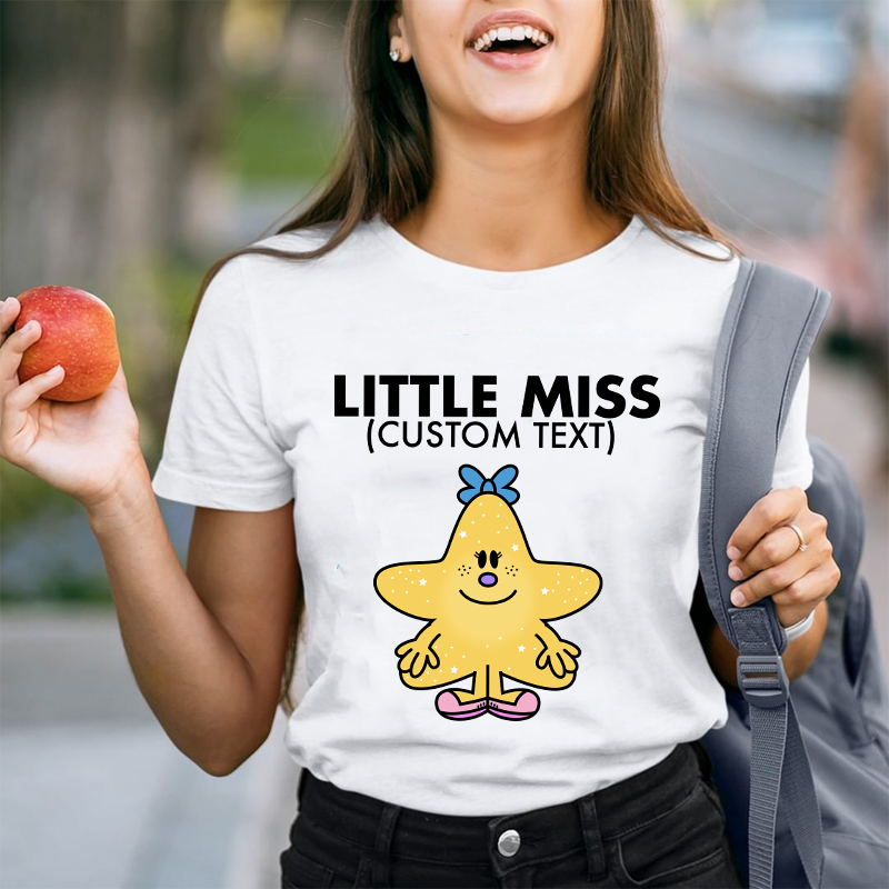 Personalized Little Miss Teacher T-Shirt