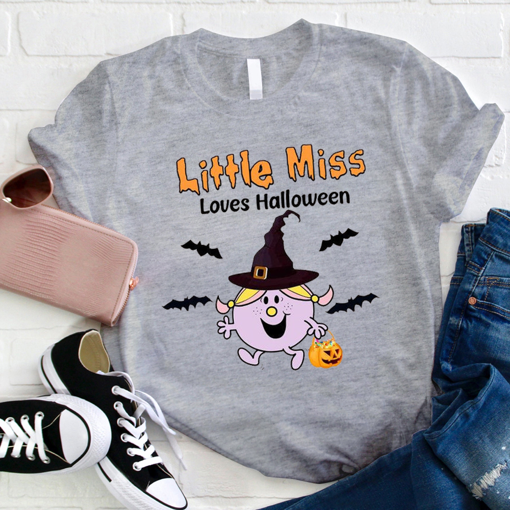 Little Miss And Her Favorite Halloween T-Shirt
