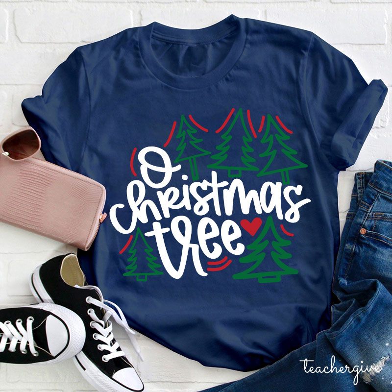 Christmas Tree Teacher T-Shirt