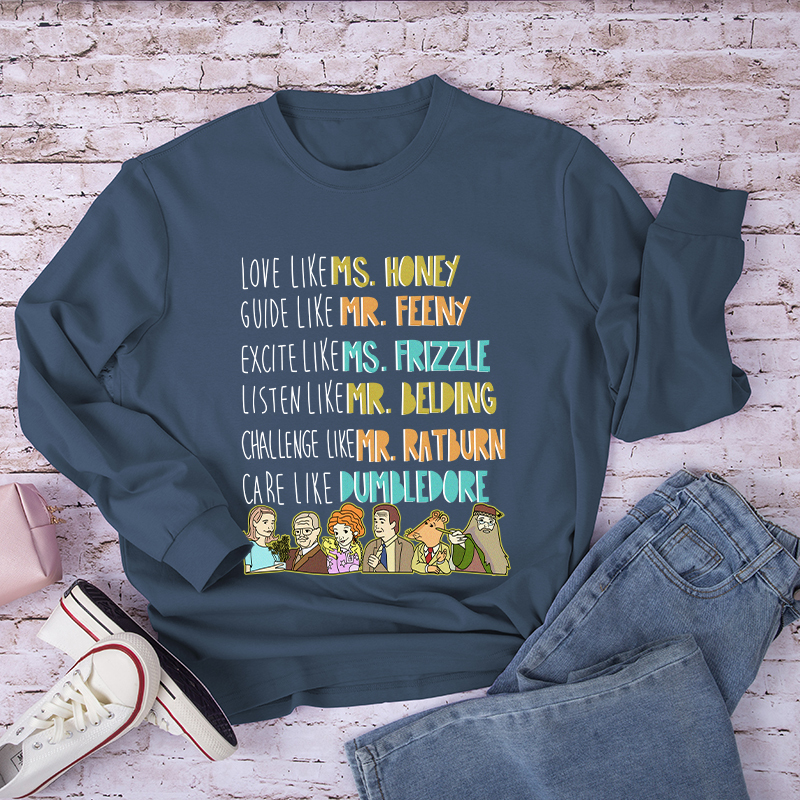 Like Teacher Long Sleeve T-Shirt