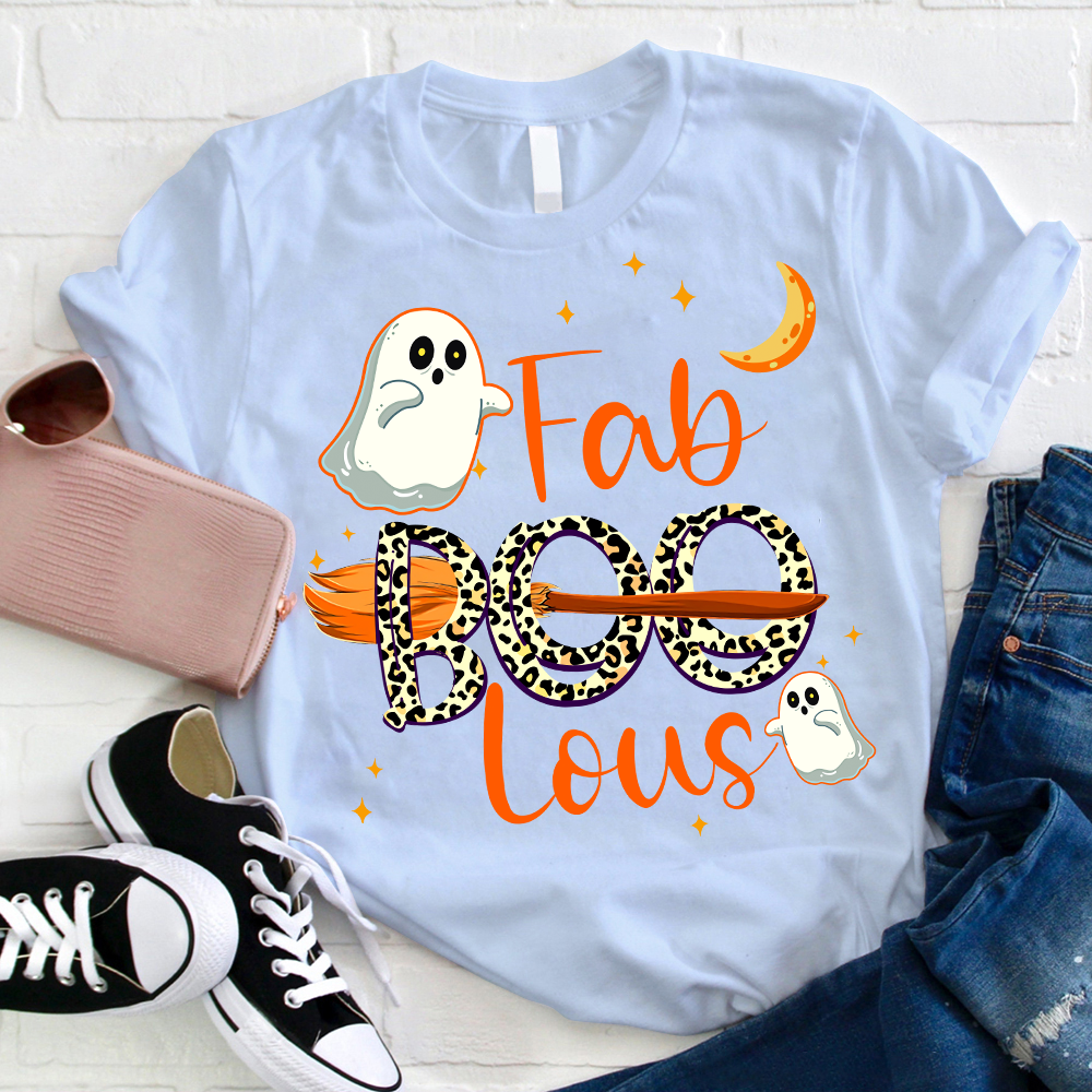 Fabboolous Night With Cute Ghost T-Shirt