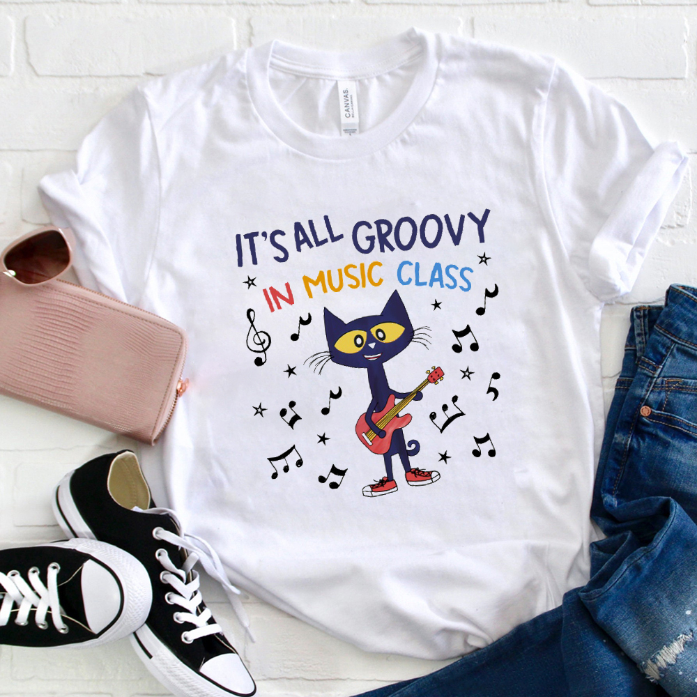 It's All Groovy In Music Class T-Shirt