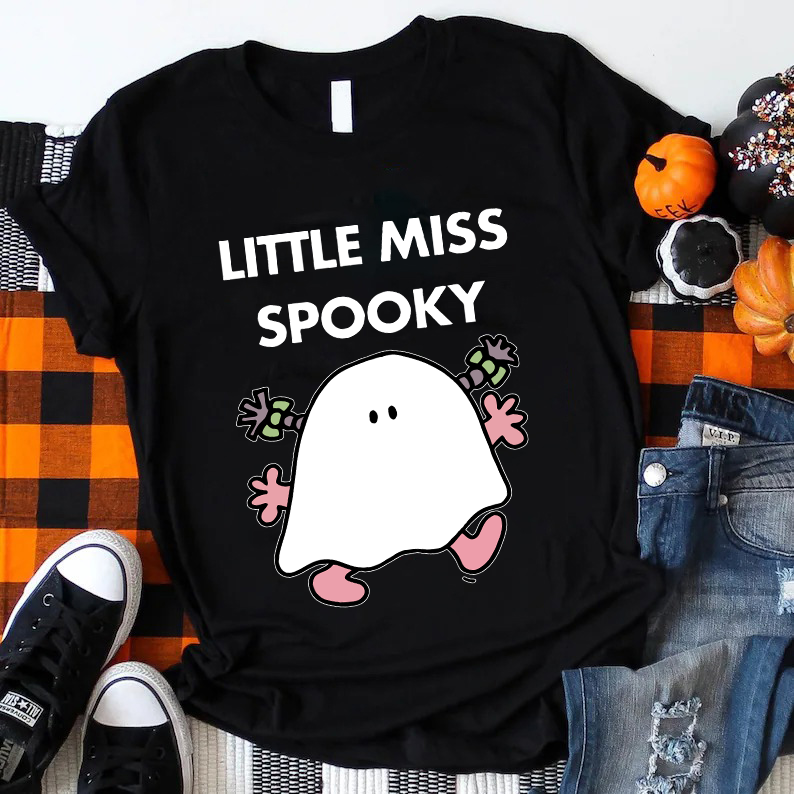 Little Miss Spooky Ghost T-Shirt