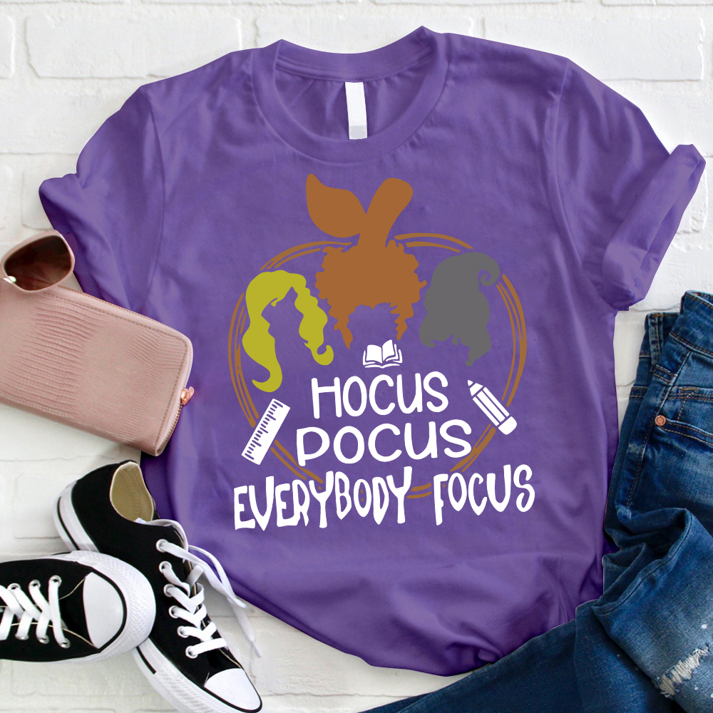 Hocus Pocus Everybody Focus Witch T-Shirt