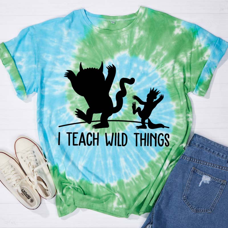 Where The Wild Things Are Teacher Tie-dye T-Shirt