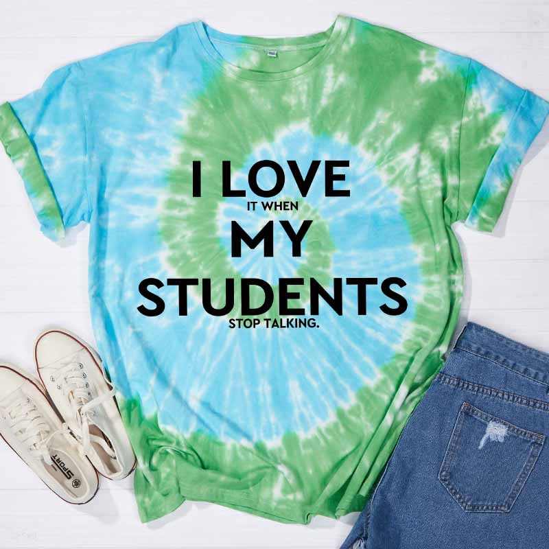 Be Kind Teacher Tie-dye T-Shirt