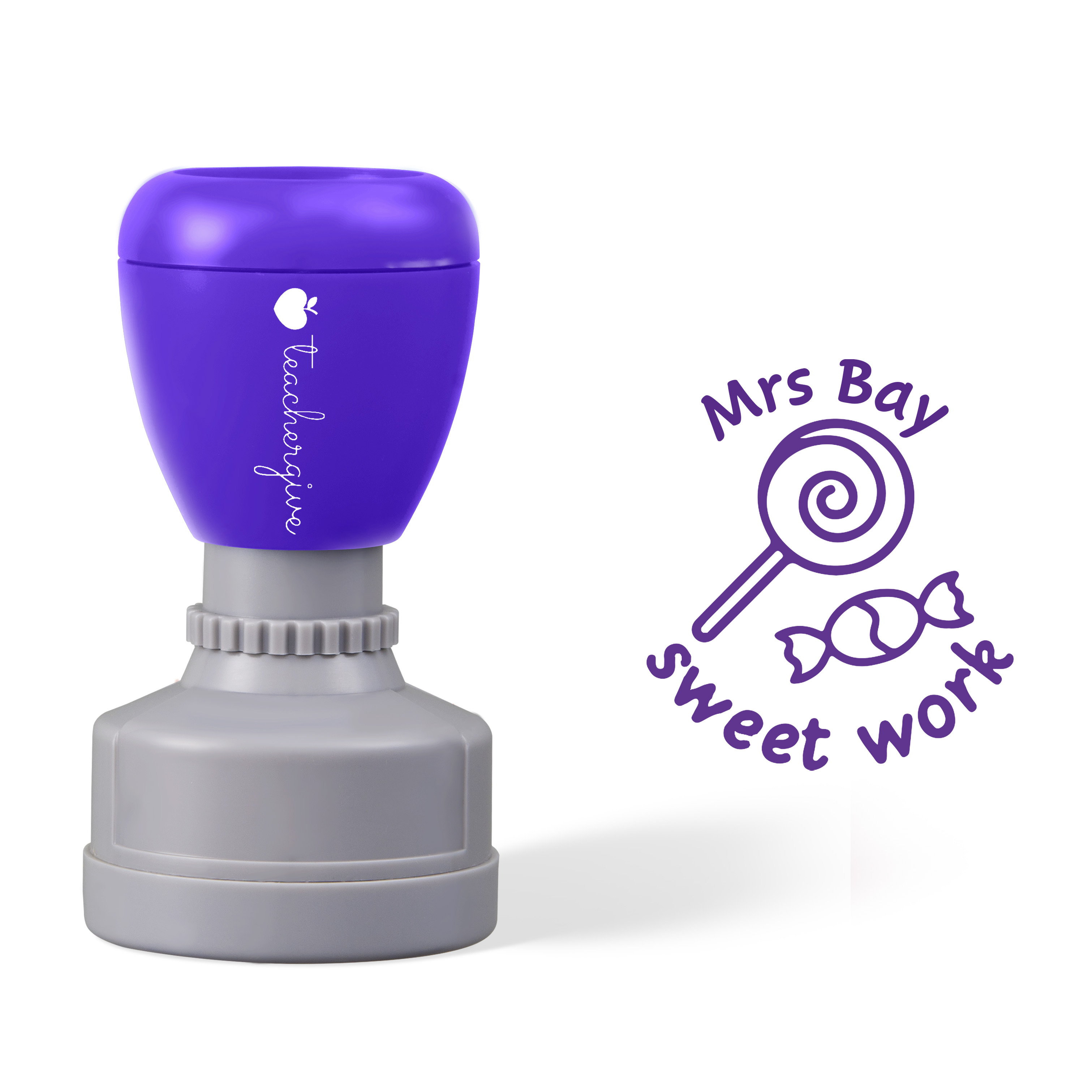 Personalized Sweet Work Stamp