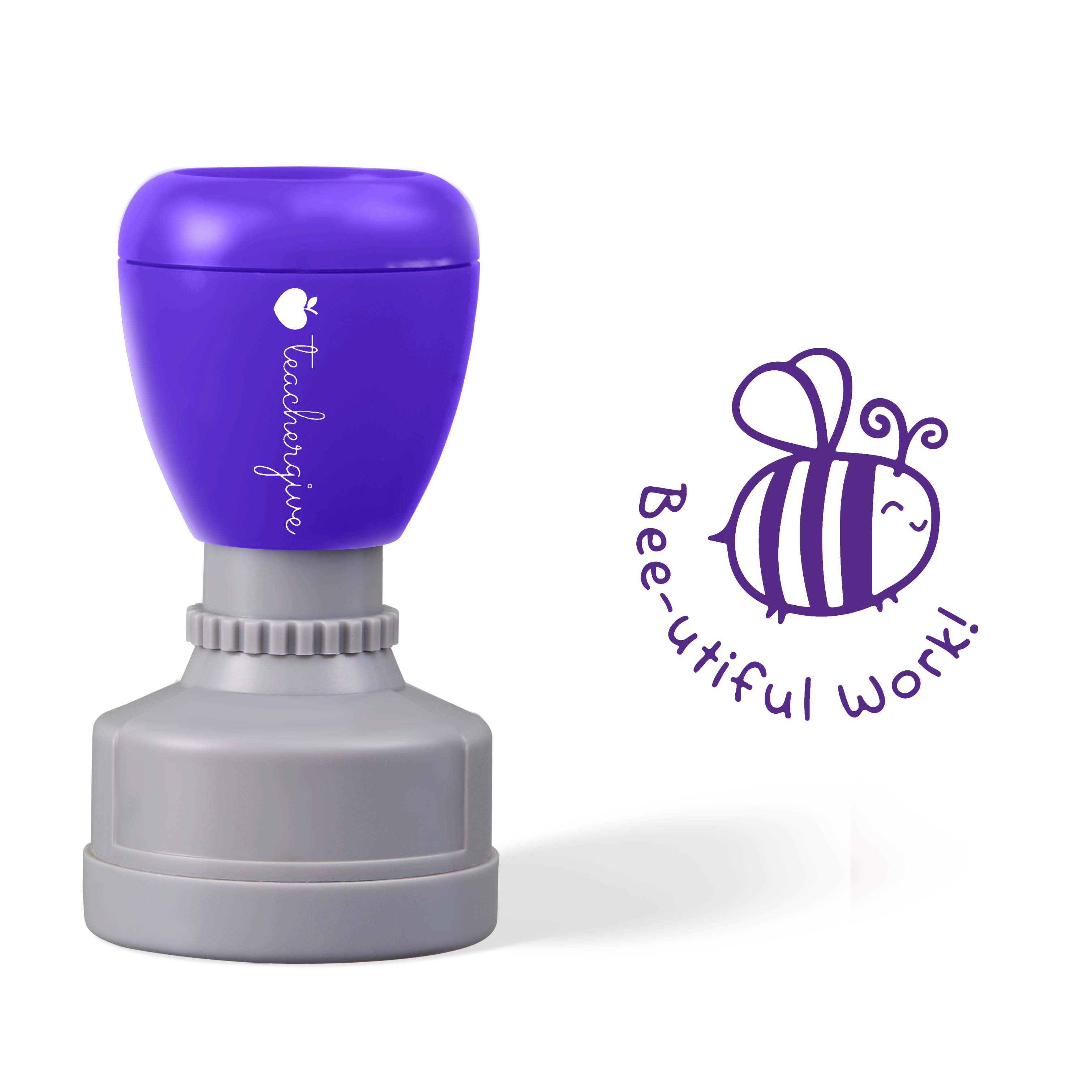 Bee Utiful Work Teacher Stamp