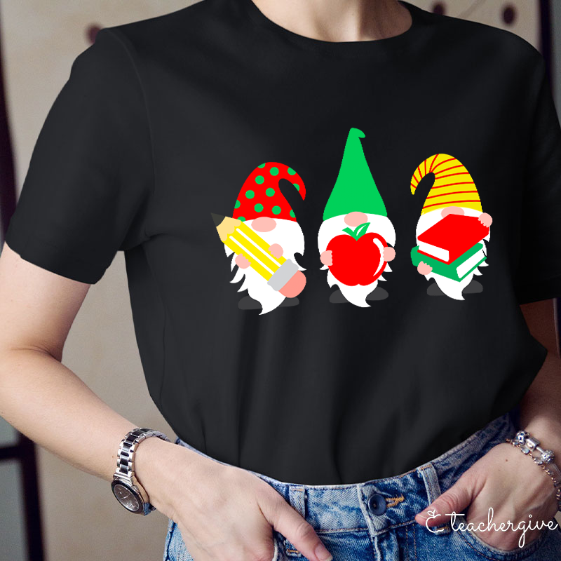 Gnomes Give You Your Equipments Teacher T-Shirt