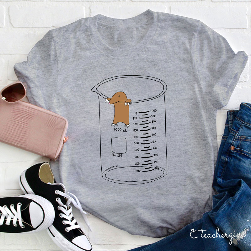 1MoLE Per Liter Science Teacher T-Shirt