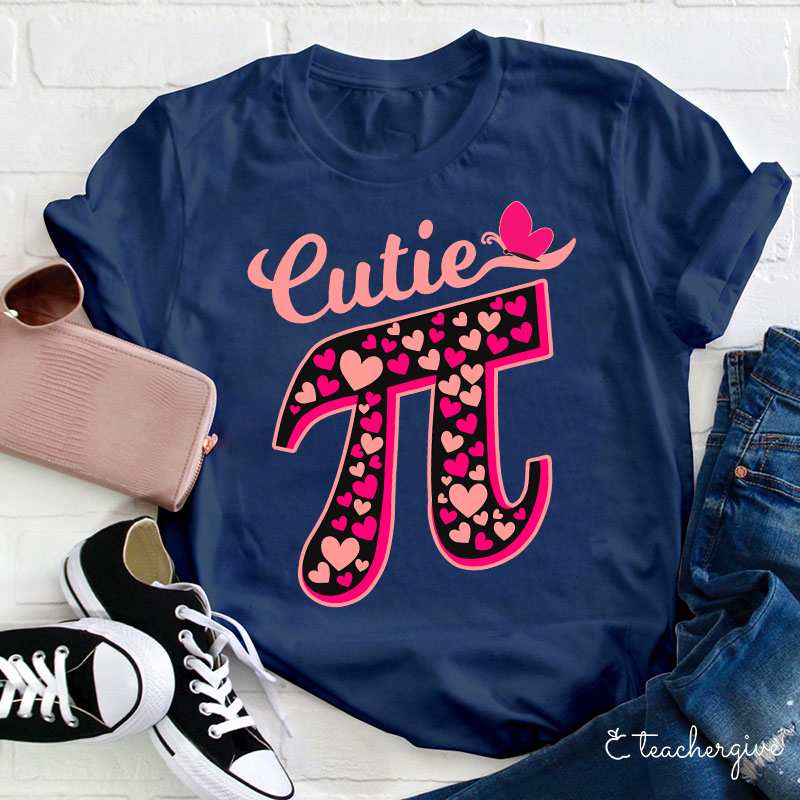 Cutie Pi The Number Math Teacher T-Shirt