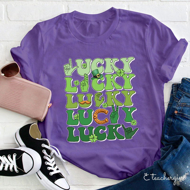 Lucky Teacher T-Shirt