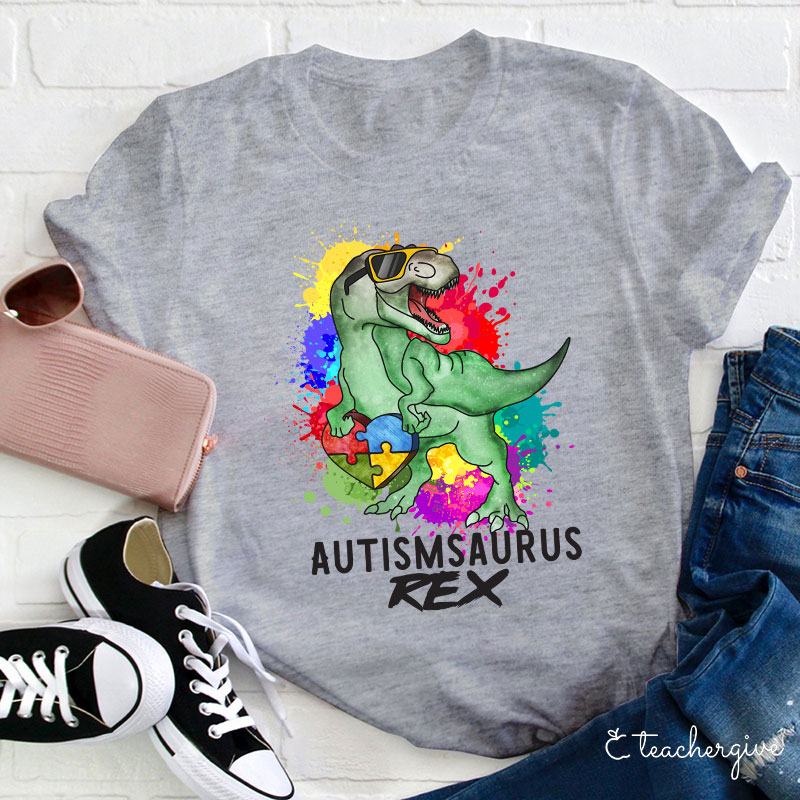 Autismsaurus Teacher T-Shirt