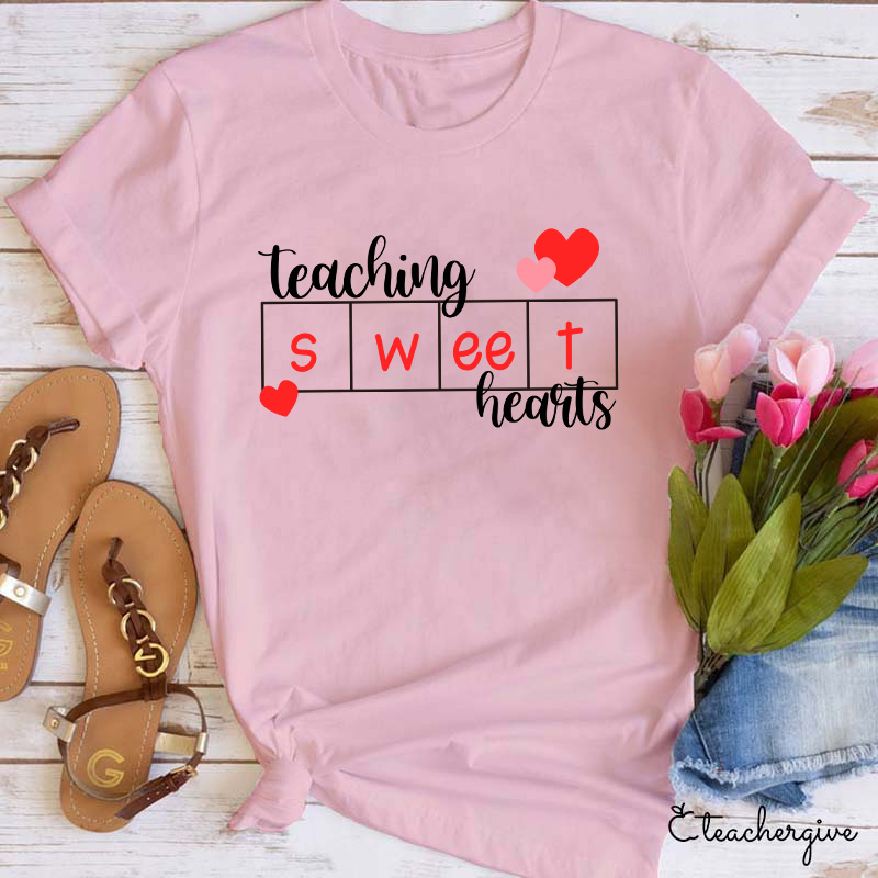 Teaching Sweet Hearts Teacher T-Shirt