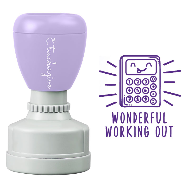 Wonderful Working Out Stamp