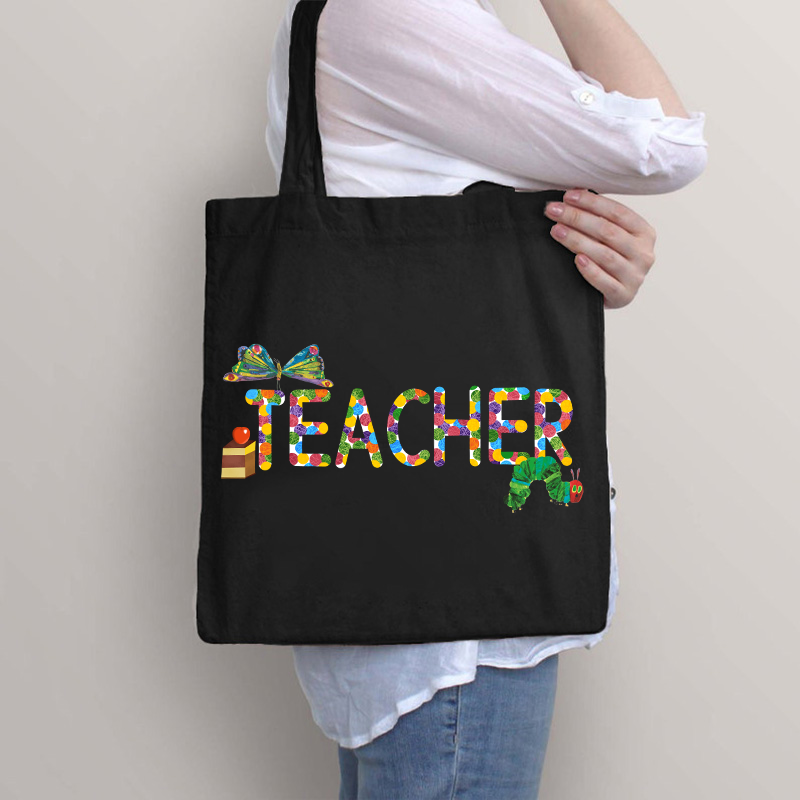 Teacher Butteflies Tote Bag