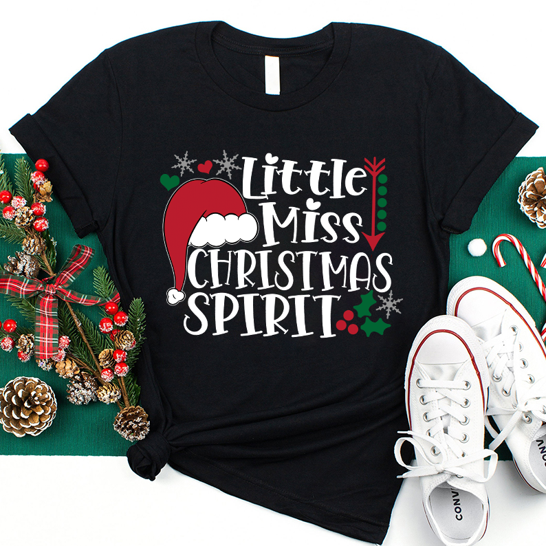 Little Miss Christmas Spirit T-Shirt