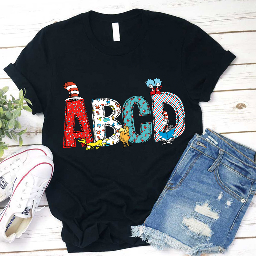 Letters With Rich Pattern T-Shirt