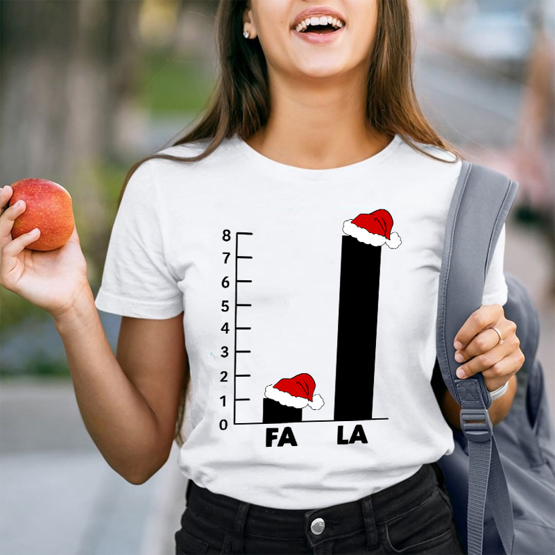 Fa La La La La La La La La Teacher T-Shirt