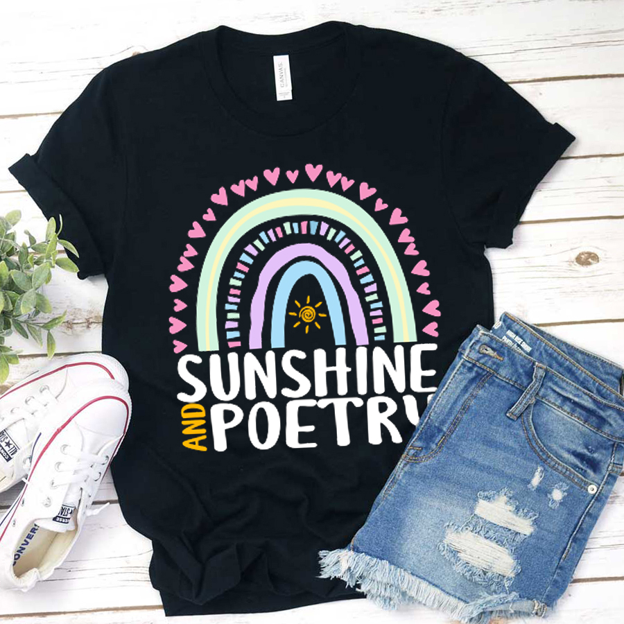 Sunshine And Poetry  T-Shirt
