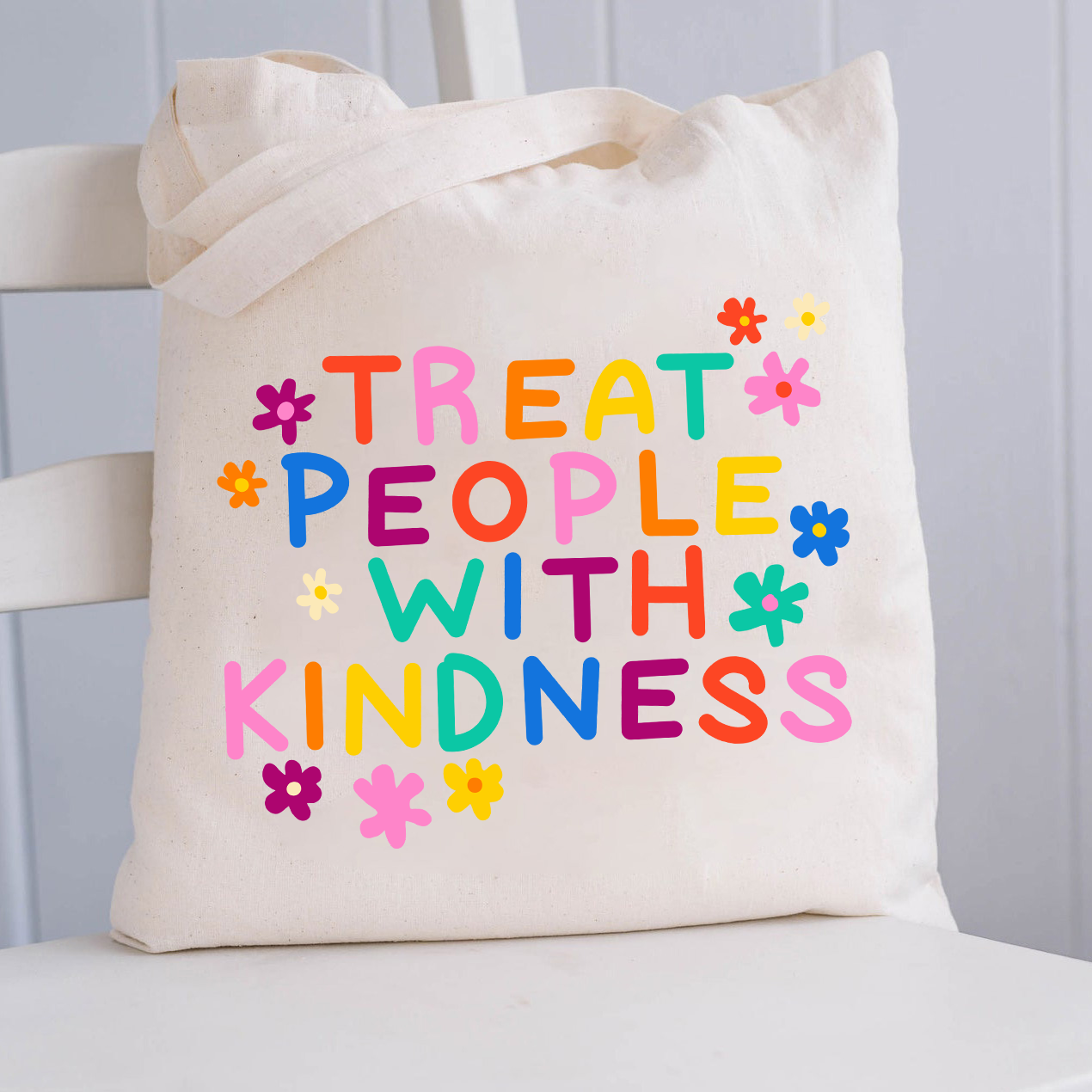 Treat People With Kindness Tote Bag