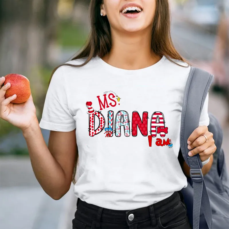 Personalized Hi Teacher T-Shirt