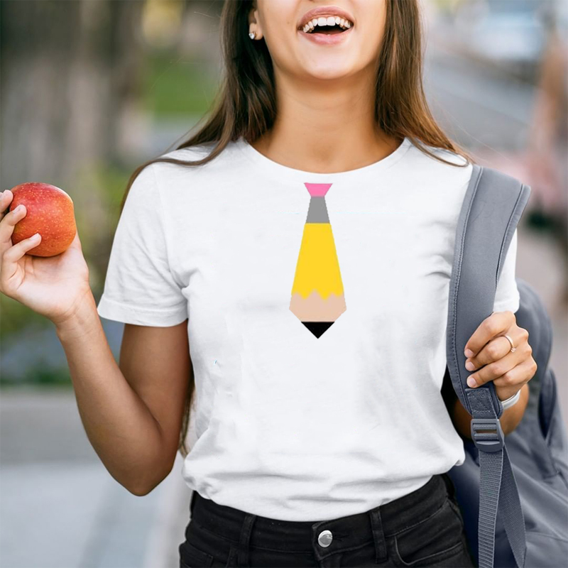 Cute Cartoon Tie   T-Shirt