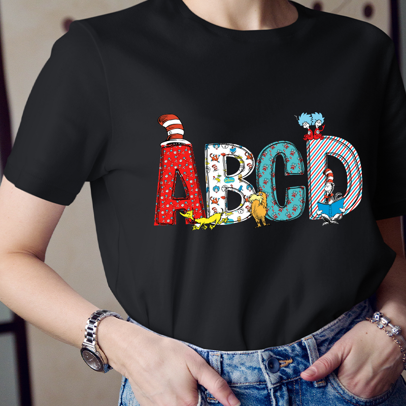 Letters With Rich Pattern T-Shirt
