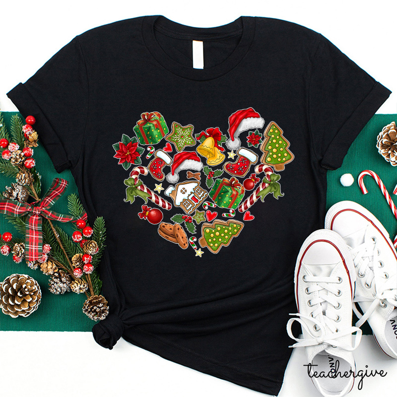 I Love Everything About Christmas Teacher T-Shirt