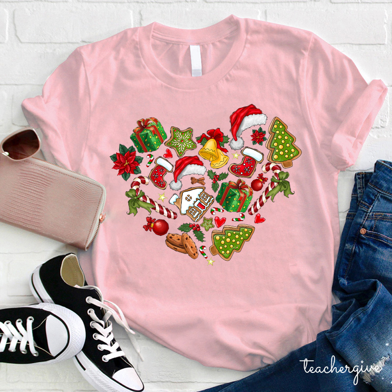 I Love Everything About Christmas Teacher T-Shirt