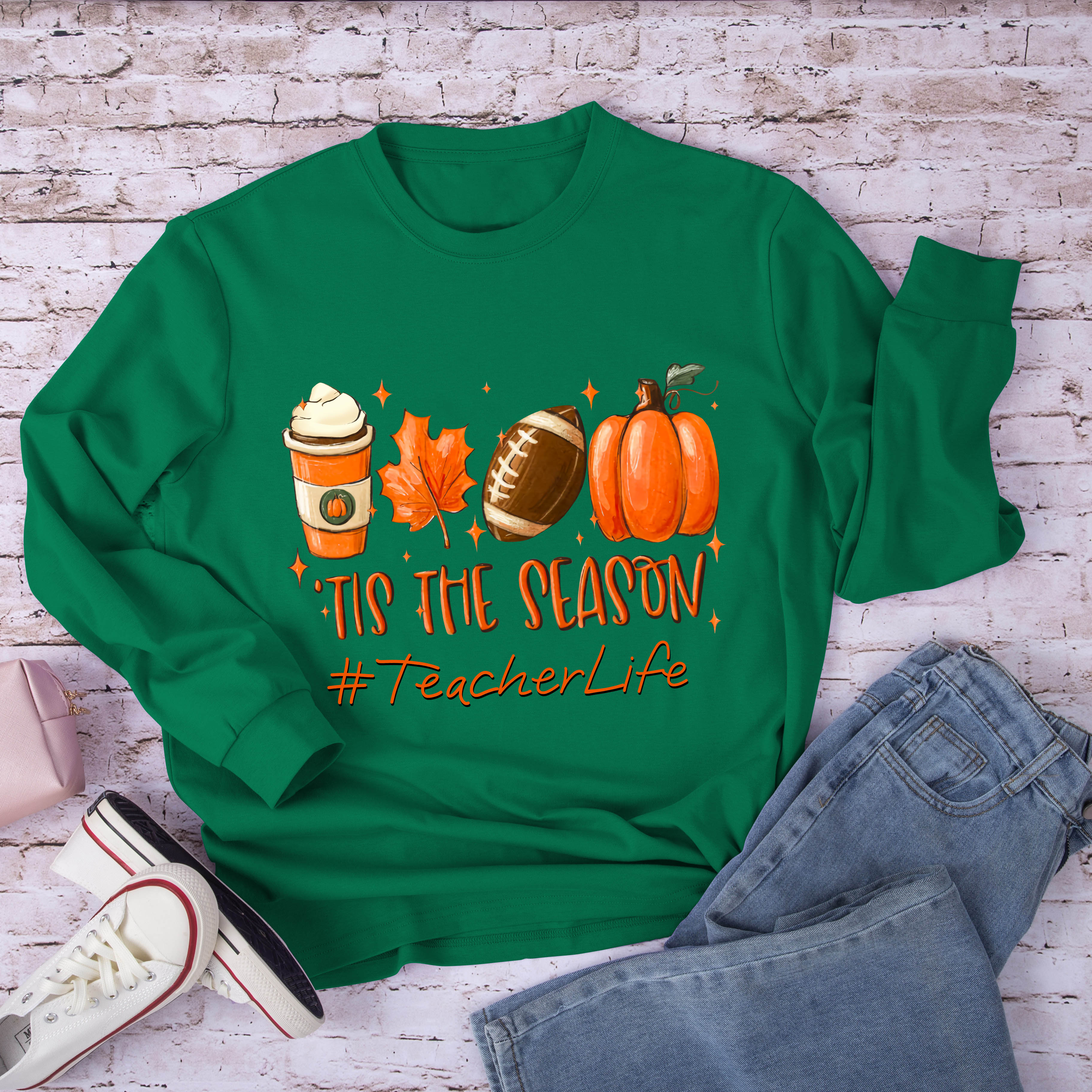 Tis The Season Halloween Vibes Long Sleeve T-Shirt