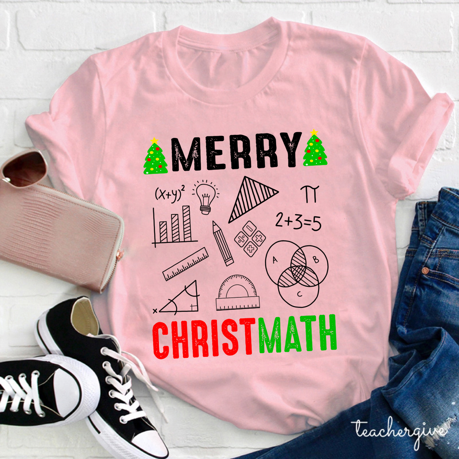 Merry Christmath Math Teacher T-Shirt