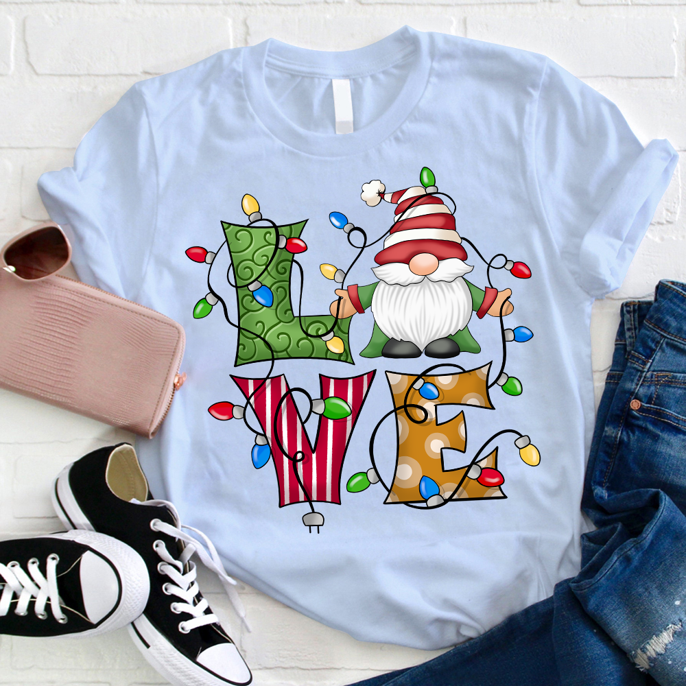 Love Gnomes Teacher T-Shirt