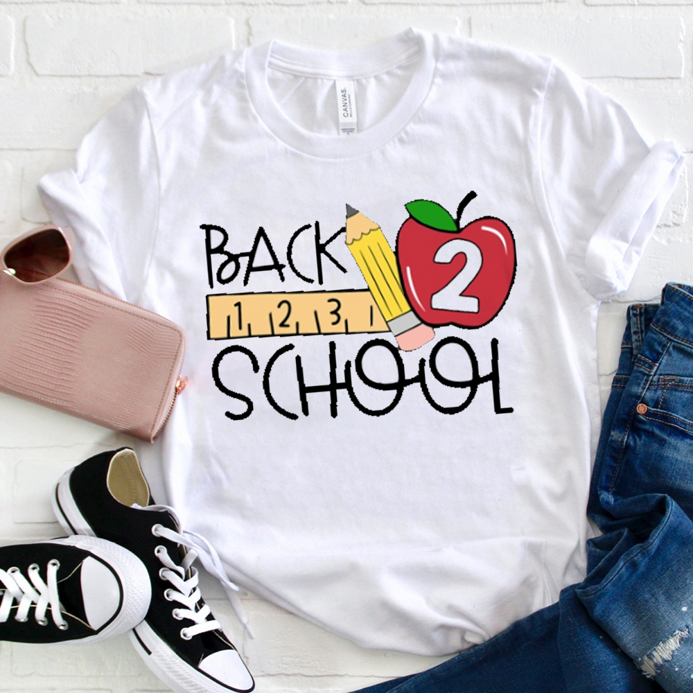 Back School Apple  T-Shirt