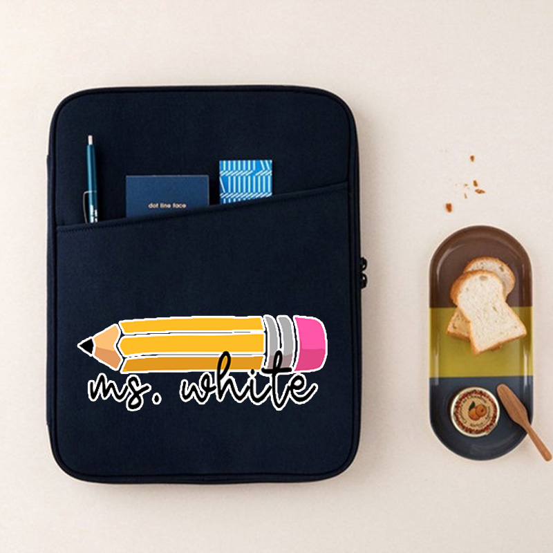 Personalized Pencil Teacher 13" MacBook Case