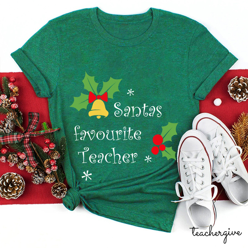 Santa's Favorite Teacher T-Shirt