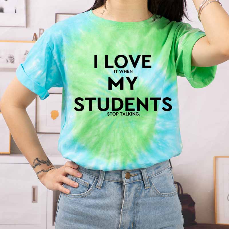 Be Kind Teacher Tie-dye T-Shirt