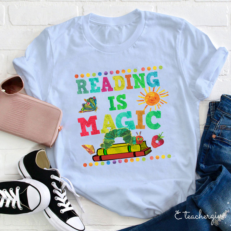 Reading Is Magic Teacher T-Shirt