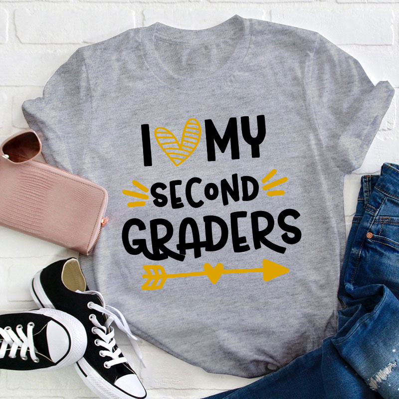Personalized Grade I Love My Teacher T-Shirt