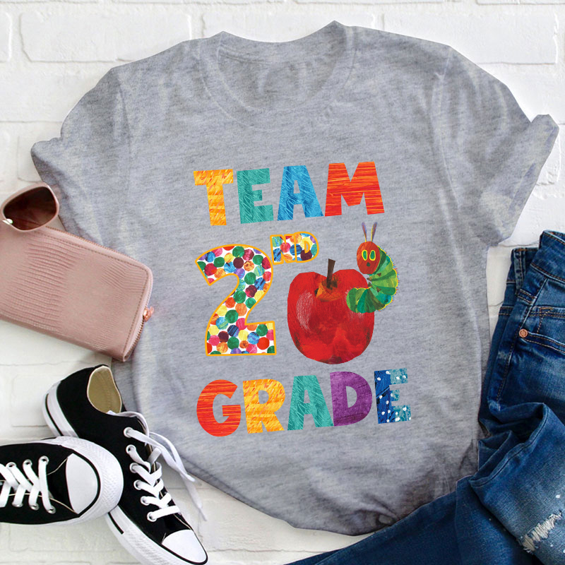 Personalized Grade Team Teacher T-Shirt
