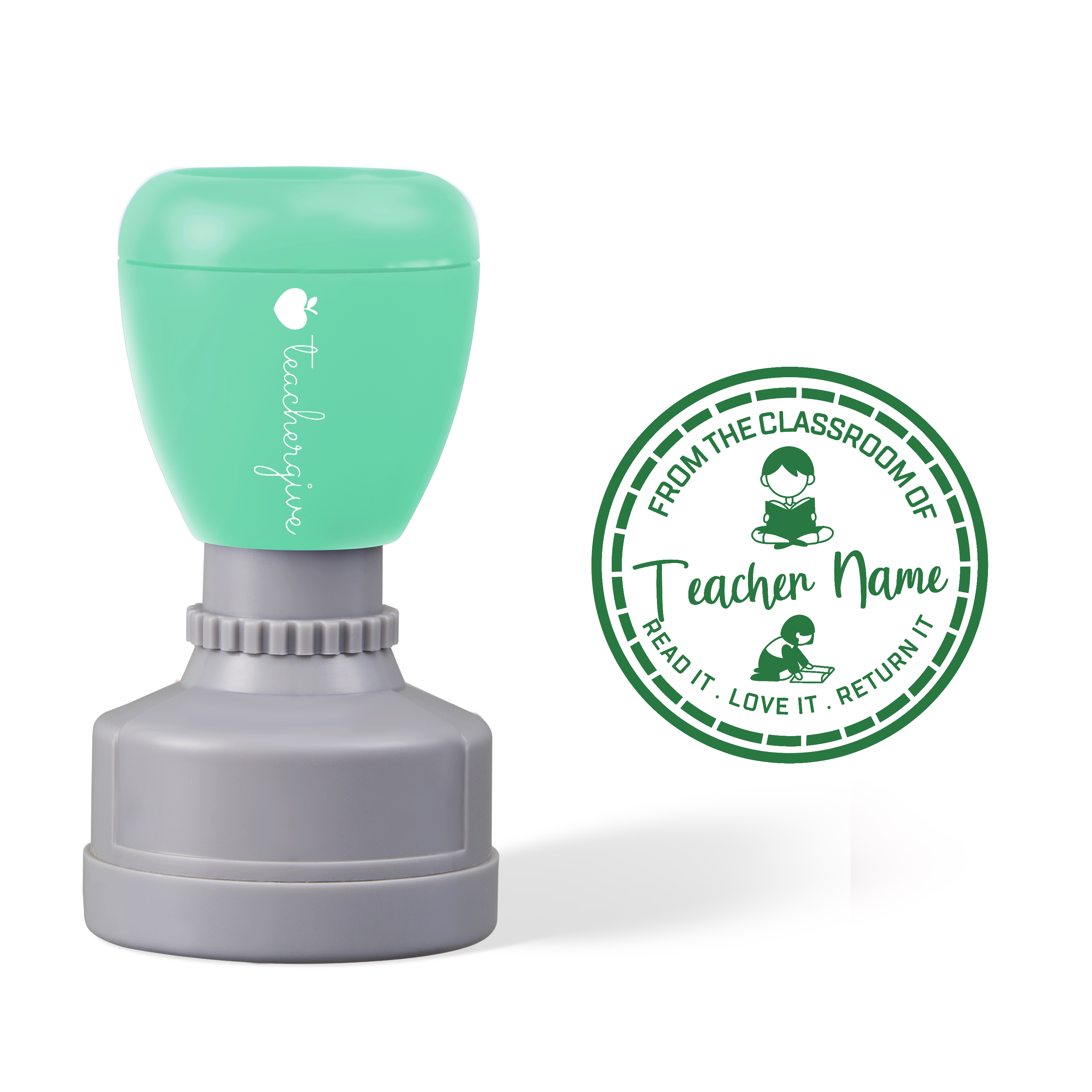 Personalized From The Classroom Reading Stamp