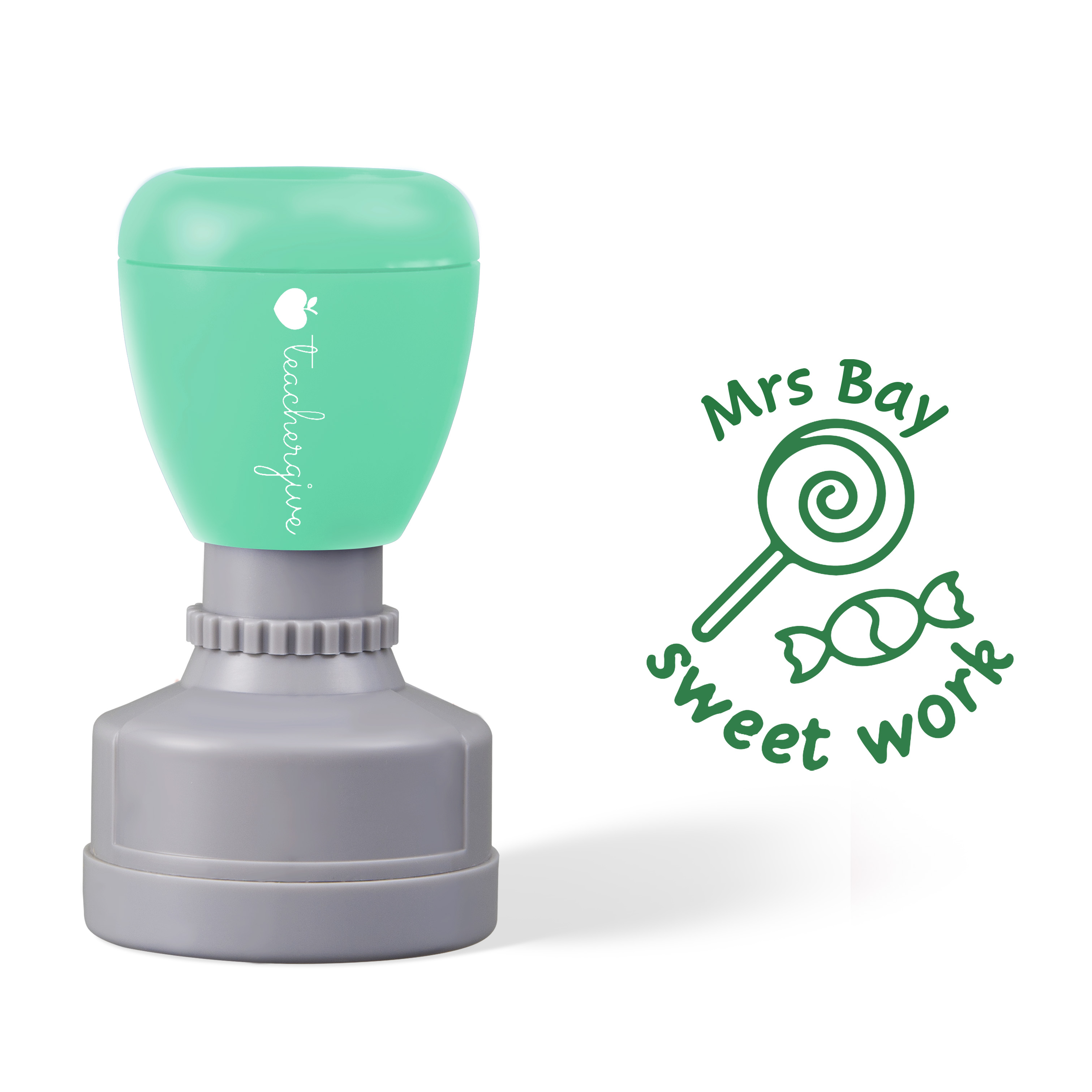 Personalized Sweet Work Stamp